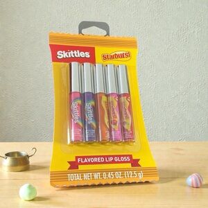 Flavored Lip Gloss Collection Skittles Starburst New!